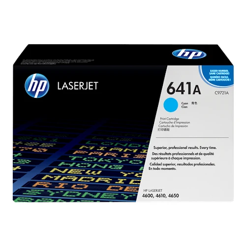 Cartouche de toner d'origine HP 641A cyan - C9721A