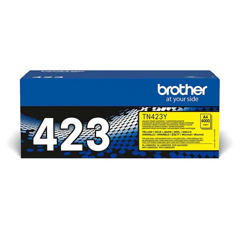Cartouche de toner d'origine Brother jaune TN-423Y