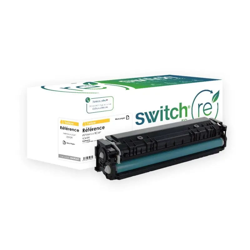 HP 415X Toner Jaune remanufacturé équivalent à W2032X · Switch RE