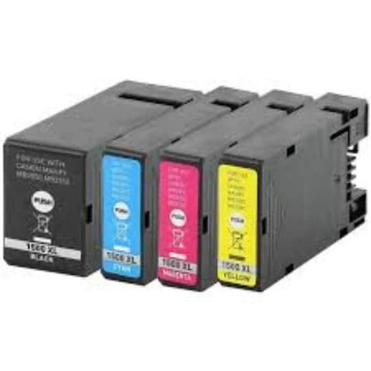 Pack 4 Cartouches Canon PGI-1500 XL Noir Cyan Magenta Jaune — Maxify MB2050, MB2750