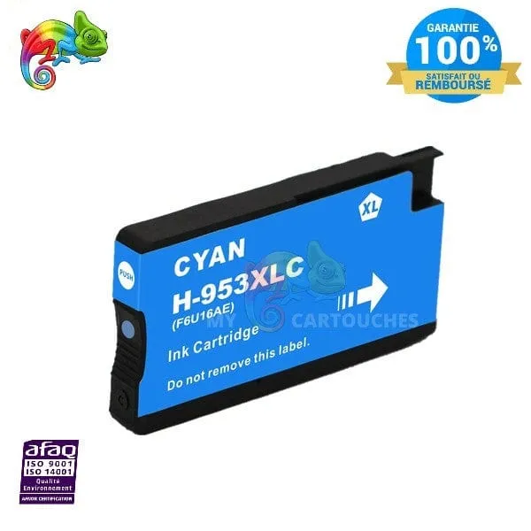 Cartouche HP 953 XL Cyan — OfficeJet Pro 8210, OfficeJet Pro 8710