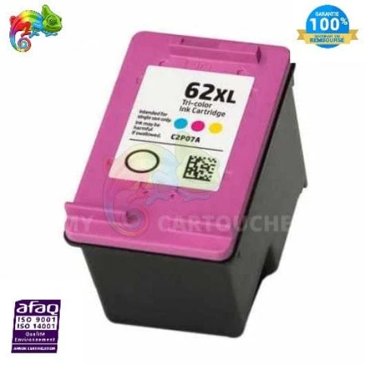 Cartouche HP 62 XL Couleur — DeskJet Ink Advantage 5645, Envy 5540