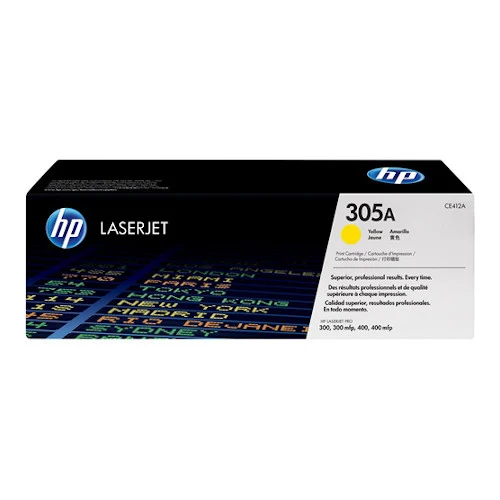 Cartouche de toner d'origine HP 305A jaune - CE412A