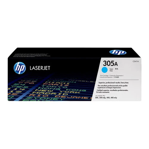 Cartouche de toner d'origine HP 305A cyan - CE411A