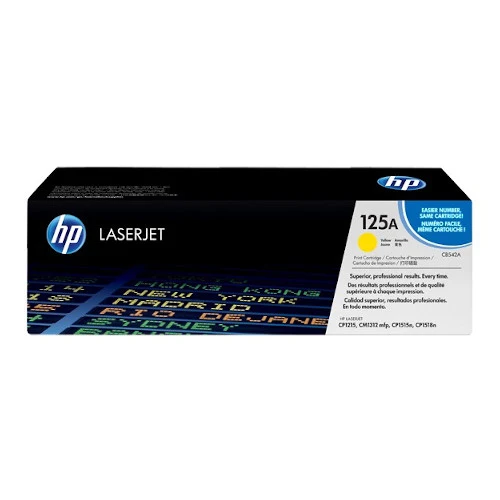 Cartouche de toner d'origine HP 125A jaune - CB542A
