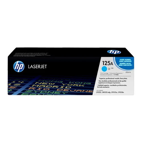 Cartouche de toner d'origine HP 125A cyan - CB541A
