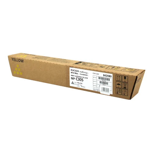 Cartouche de toner d'origine Ricoh MP C305 jaune - 842080/841597
