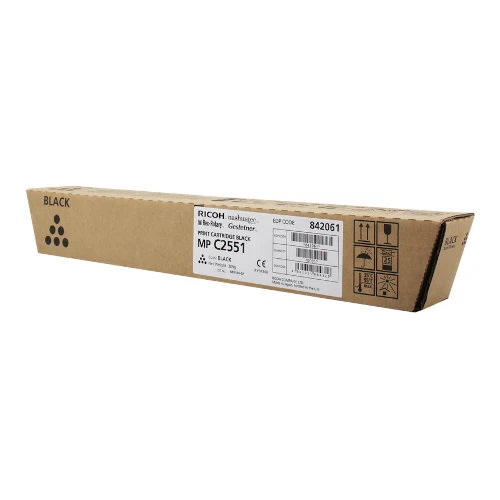 Cartouche de toner d'origine Ricoh MP C2551 noir - 842061/841587