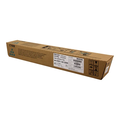 Cartouche de toner d'origine Ricoh MP C3501 cyan - 842046/841143