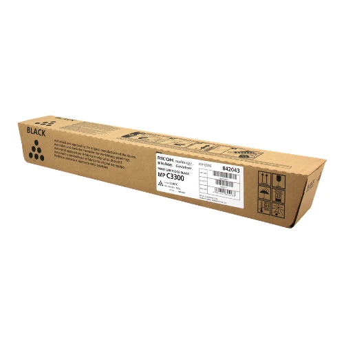 Cartouche de toner d'origine Ricoh MP C3300 noir - 842043/841124