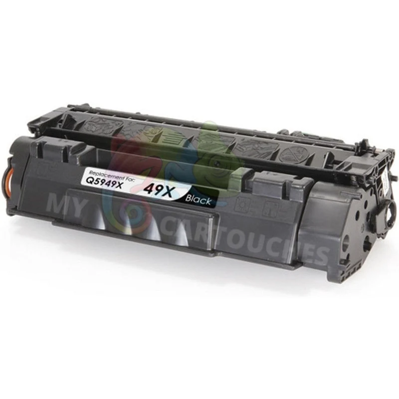 Toner HP Q5949X Noir 6000p: LaserJet 1320, 3390, M2727 MFP