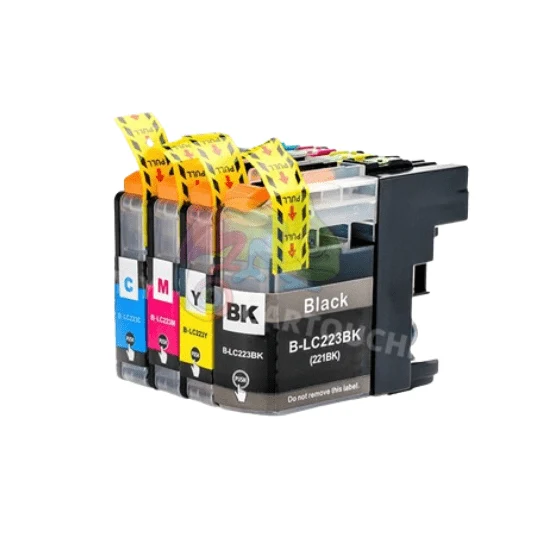 Pack 4 Cartouches Brother LC-223 XL Noir Cyan Magenta Jaune — DCP-J4120DW, MFC-J4620DW