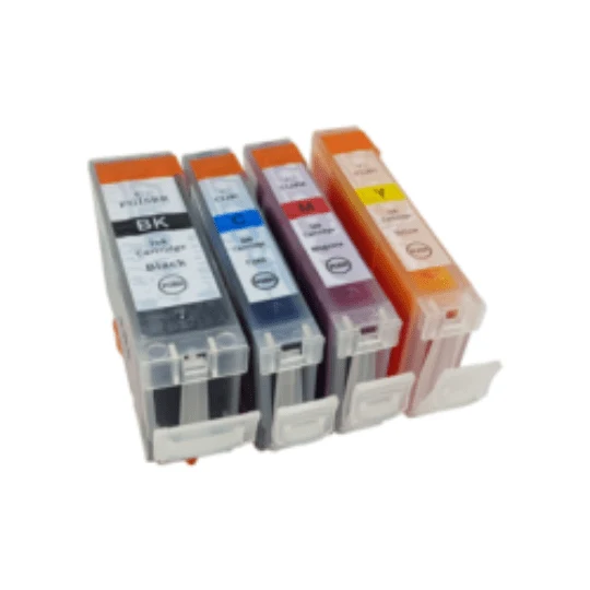 Pack 4 Cartouches Canon PGI-5 CLI-8: PIXMA iP4200, MP500, MP600