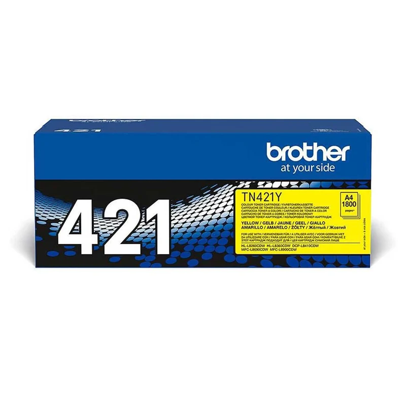 Cartouche de toner d'origine Brother jaune TN-421Y