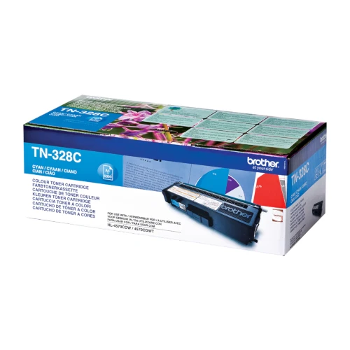 Cartouche de toner d'origine Brother cyan TN-328C