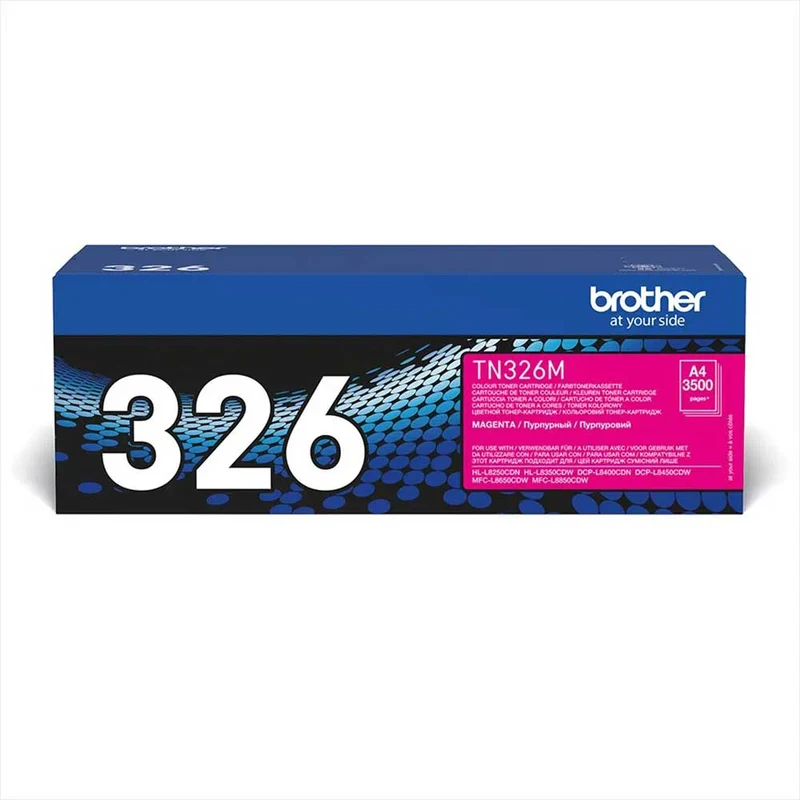 Cartouche de toner d'origine Brother magenta TN-326M