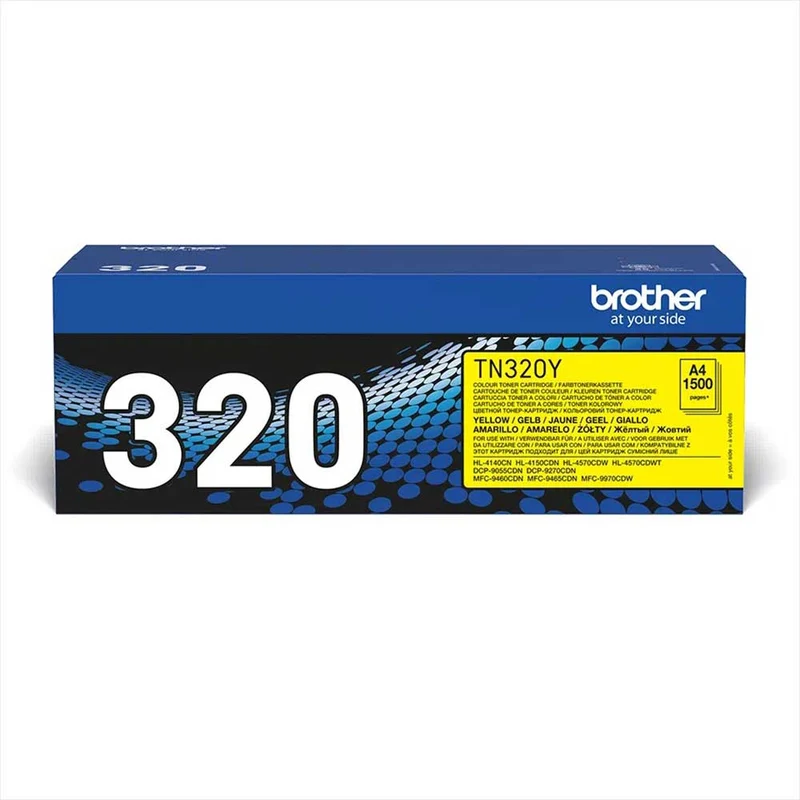 Cartouche de toner d'origine Brother jaune TN-320Y