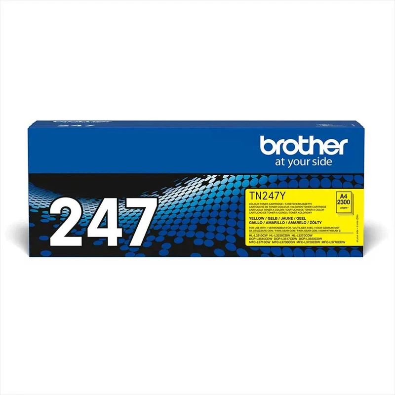 Cartouche de toner d'origine Brother jaune TN-247Y