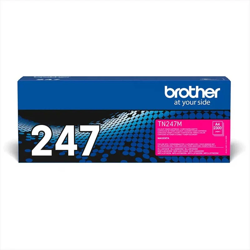 Cartouche de toner d'origine Brother magenta TN-247M