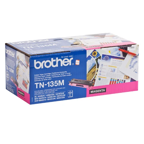 Cartouche de toner d'origine Brother magenta TN-135M