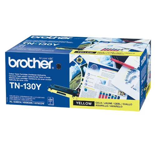 Cartouche de toner d'origine Brother jaune TN-130Y