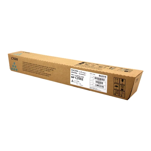 Cartouche de toner d'origine Ricoh MP C3502 cyan - 842019/841742