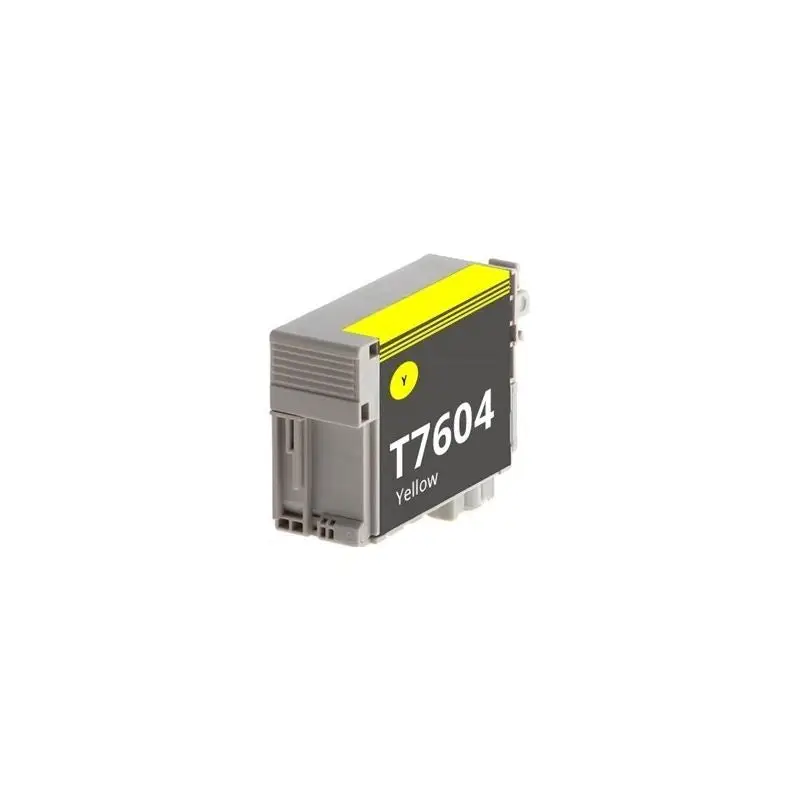 Epson 7604 Cartouche Jaune compatible équivalent à C13T76044010, T7604