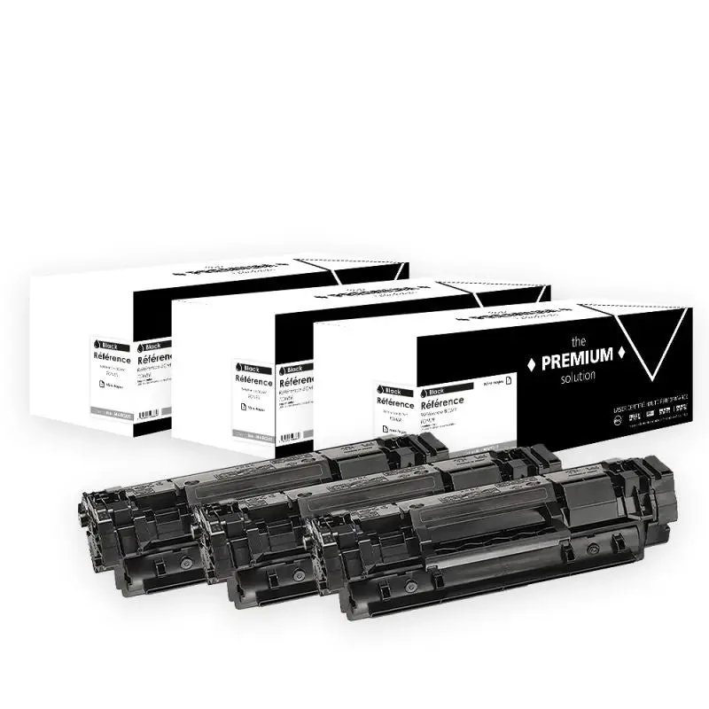 Canon 071H Toner Pack 3 Noir compatible équivalent à 5645C002