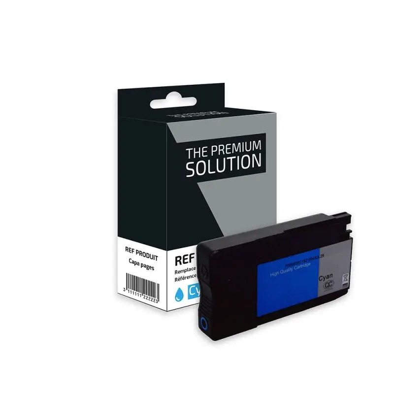 HP 937 Cartouche Cyan compatible équivalent à 4S6W2NE
