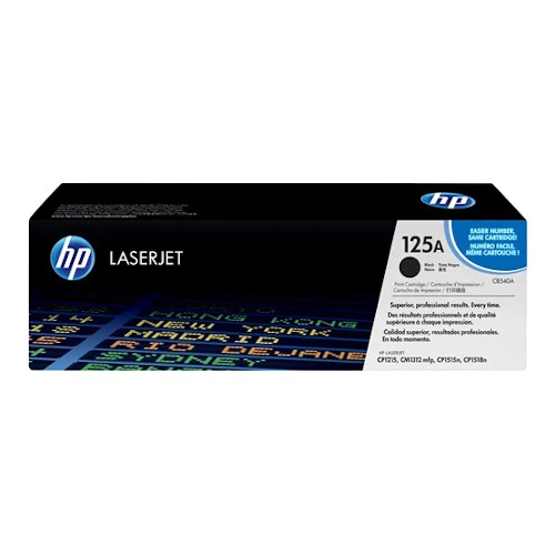 Cartouche de toner d'origine HP 125A noir - CB540A