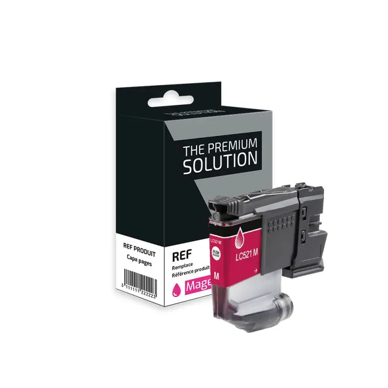 Brother 521 Cartouche Magenta compatible équivalent à LC521M