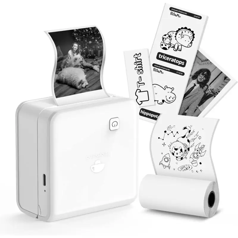 Phomemo - Mini imprimante thermique mobile M02 PRO - Blanc