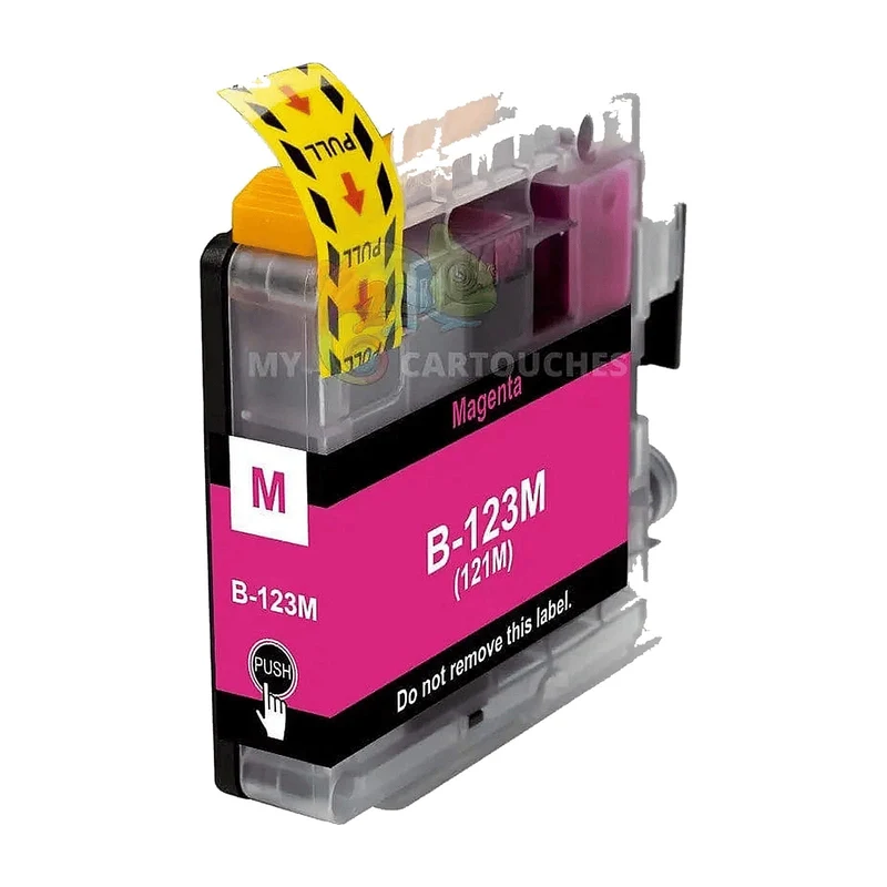 Cartouche Brother LC-123 XL Magenta — DCP-J552DW, MFC-J470DW