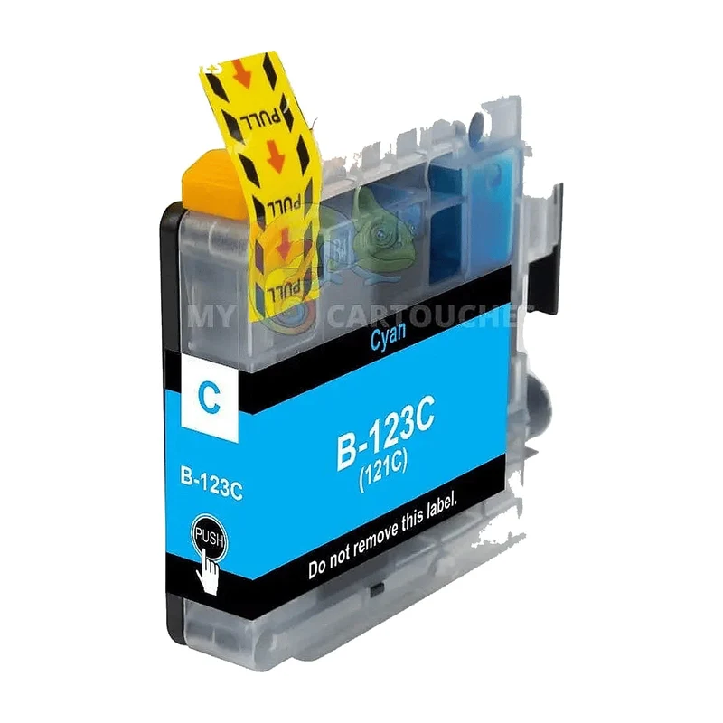 Cartouche Brother LC-123 XL Cyan — DCP-J132W, DCP-J152W