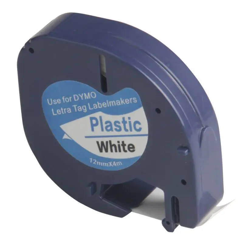 Dymo TPS S0721610 Ruban transfert thermique Noir sur Blanc compatible équivalent à S0721610 12mm