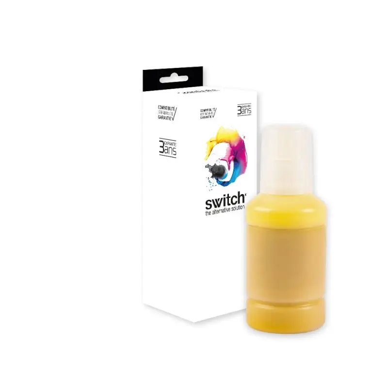 Canon 56 Bouteille encre Jaune remanufacturé équivalent à GI-56, 4432C001 · Switch