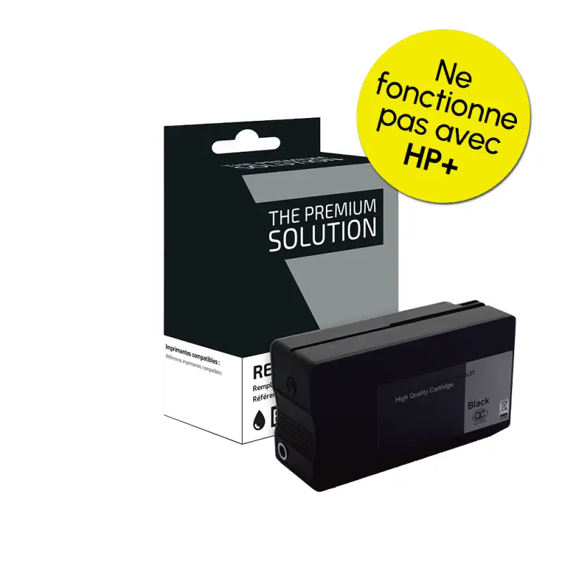 HP 937e Cartouche Noir compatible équivalent à 4S6W9NE