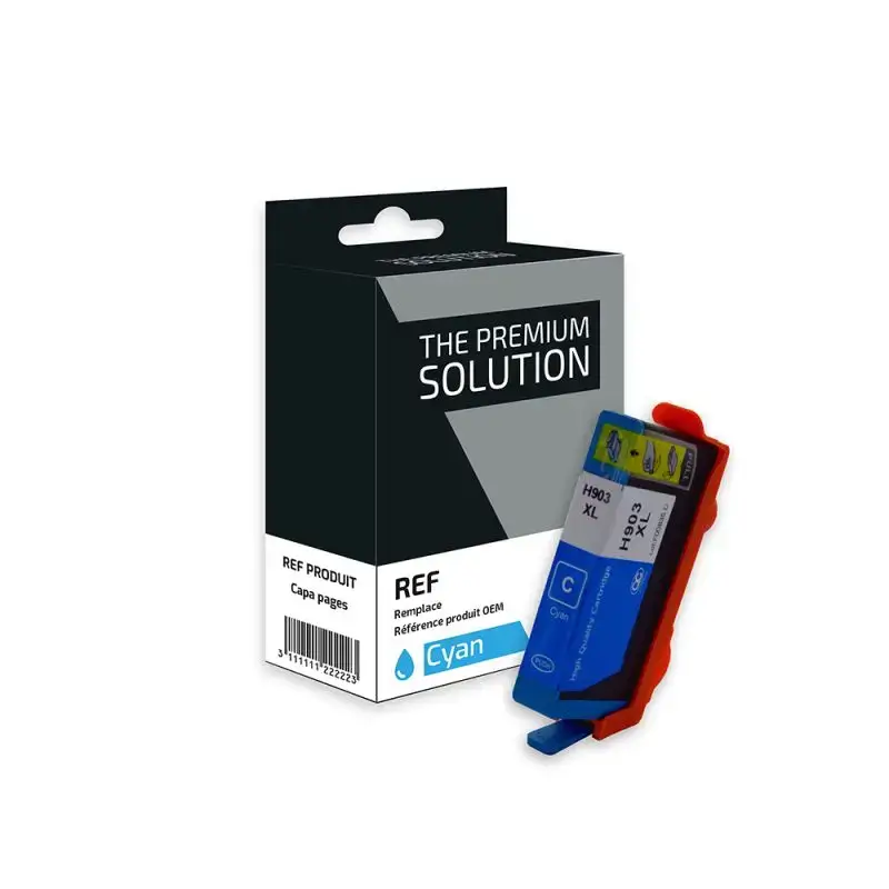 HP 903XL Cartouche Cyan remanufacturé équivalent à T6M03AE