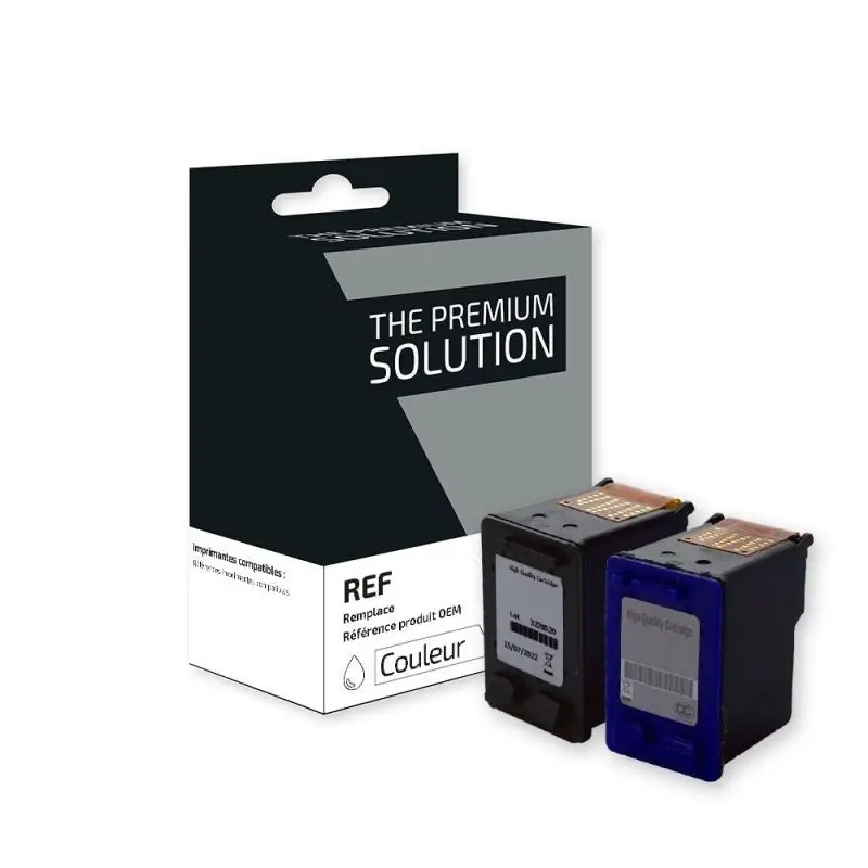HP 27/28 Cartouche Pack 4 Couleurs remanufacturé équivalent à C8727AE, C8728AE