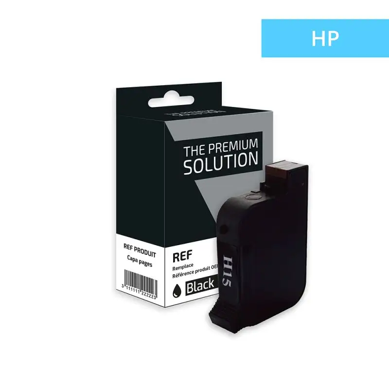 HP 15 Cartouche Noir remanufacturé équivalent à C6615