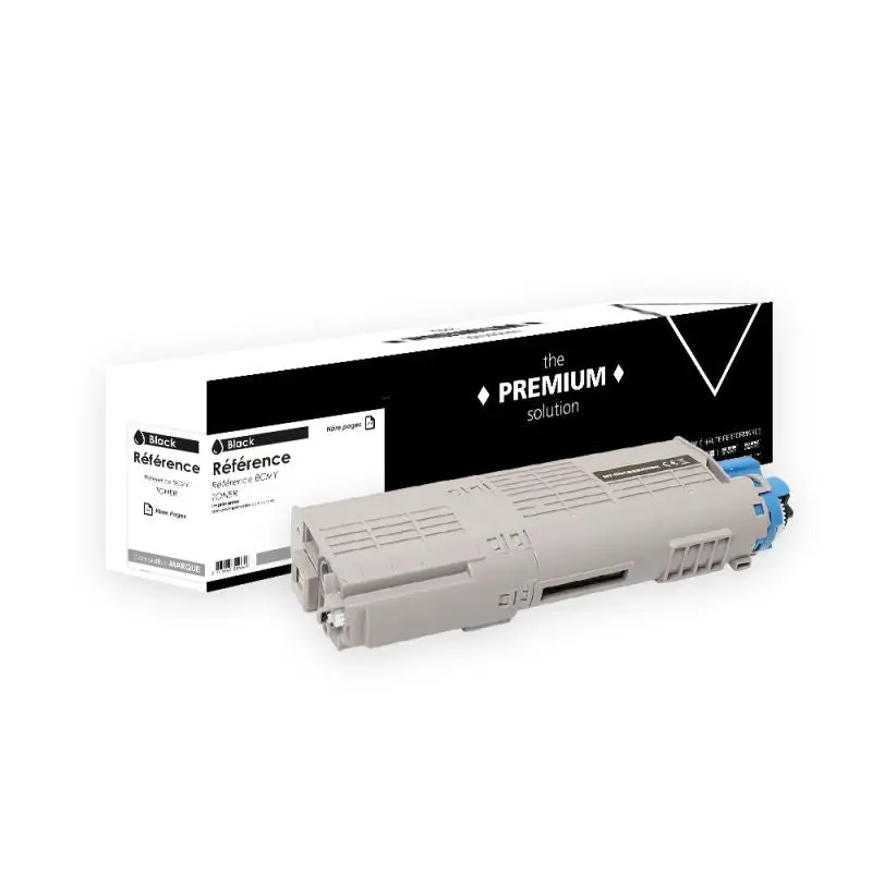 OKI 8473 Toner Noir compatible équivalent à 45862822