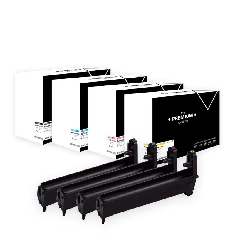 OKI C5600 Tambour Pack 4 Couleurs compatible équivalent à 43381708, 43381707, 43381706