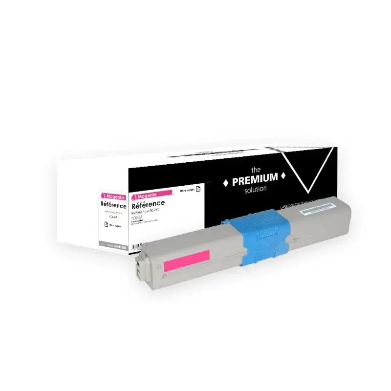 OKI C310 Toner Magenta compatible équivalent à 44469705