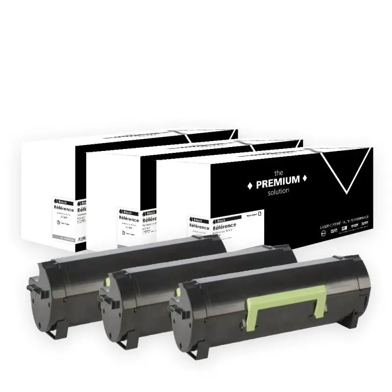 Lexmark 522 Toner Pack 3 Noir compatible équivalent à 52D2H00