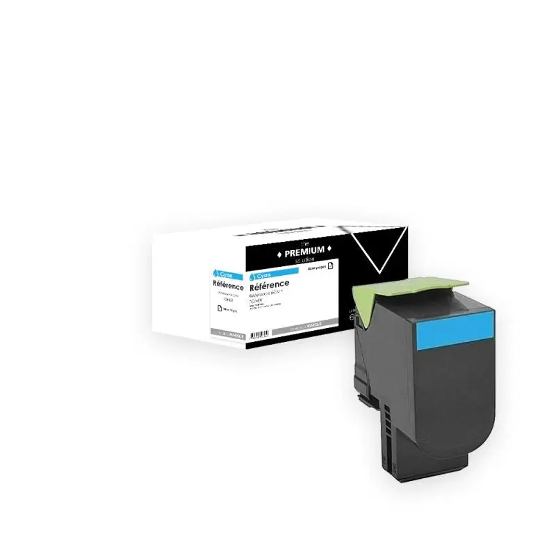 Lexmark CS417 Toner Cyan compatible équivalent à 71B0H20