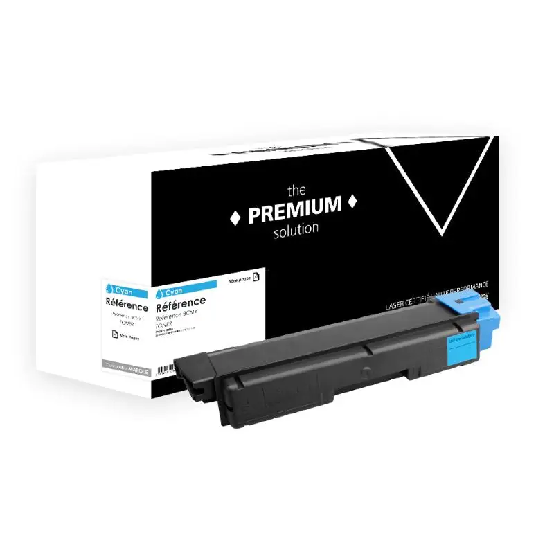 Kyocera Mita 5370 Toner Cyan compatible équivalent à 1T02YJCNL0