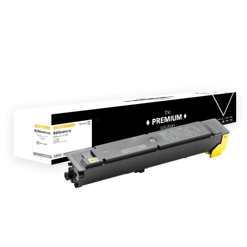Kyocera Mita TK-5215 Toner Jaune compatible équivalent à 1T02R6ANL0, TK5215Y