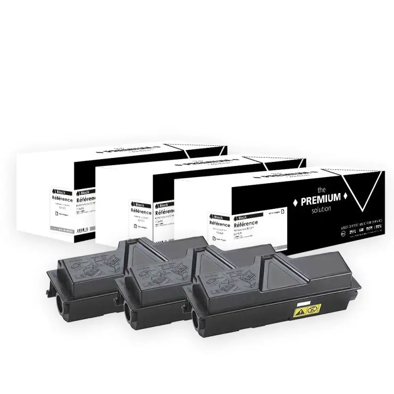 Kyocera Mita TK-170 Toner Pack 3 Noir compatible équivalent à 1T02LZ0NL0