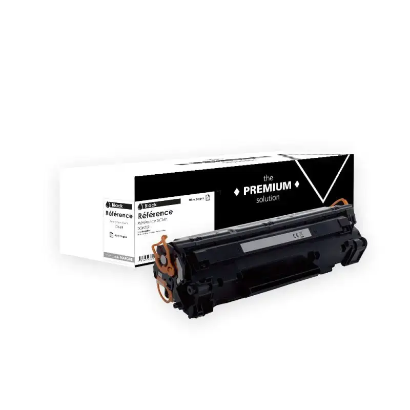 HP 83X Toner Noir compatible équivalent à CF283X, CRG737