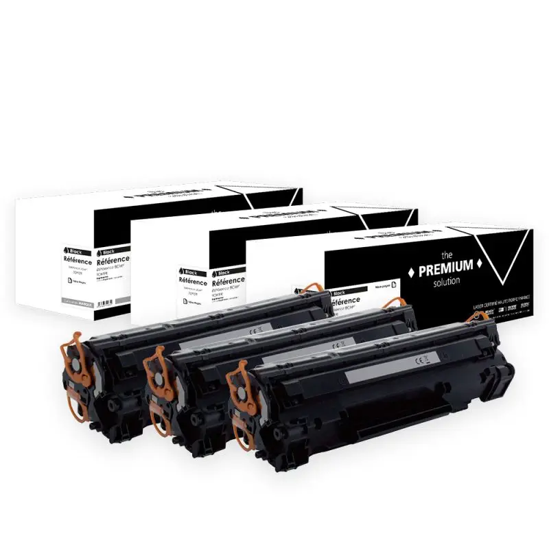 HP 83A Toner Pack 3 Noir compatible équivalent à CF283A